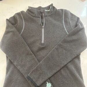Nomad Slaysman Quarter Zip Pullover Sweater Outdoor Gorpcore Gray Sweatshirt